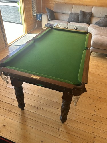 Antique slate bed billiards - slate,