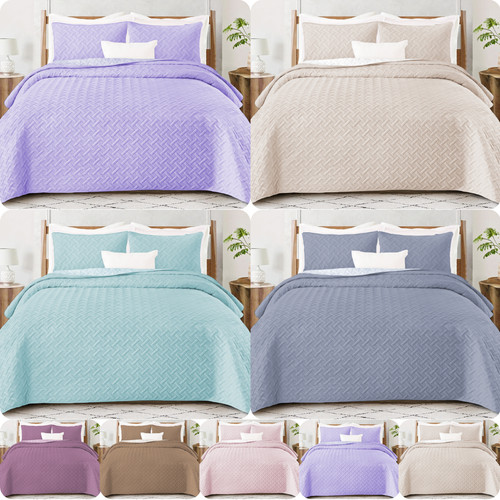 Bedspread quilted throw - quilted,