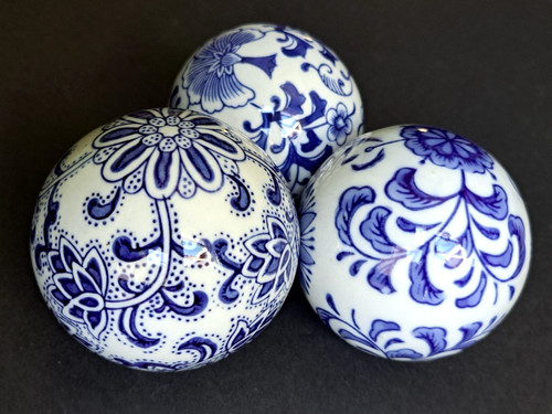 Chinoiseries blue white - blue, &