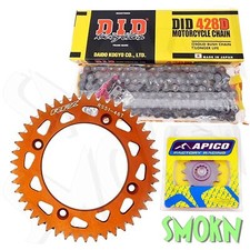 KTM SX85 Chain & Sprocket Kit for SX 85 Small Wheel 18-26 DID RFX Orange 13-47T
