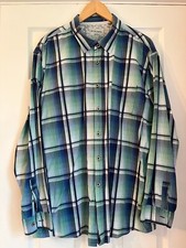 Mantaray Mens Blue & Green Check Shirt XXXL