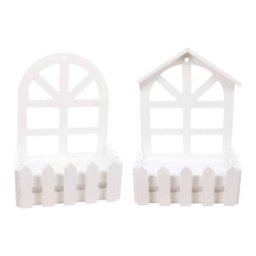 Wooden picket fence - picket, artificial