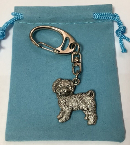 Bichon frise silver pewter - bichon,