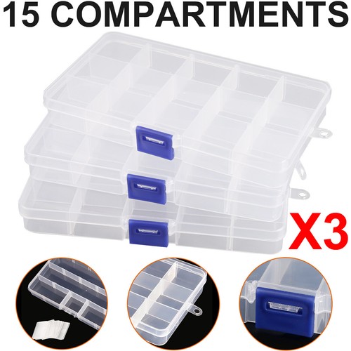 Plastic compartment - 3x, 15