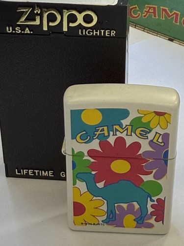 Zippo 1996 camel flower power - flower,