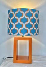 Retro Orange 70’s Style Lamp