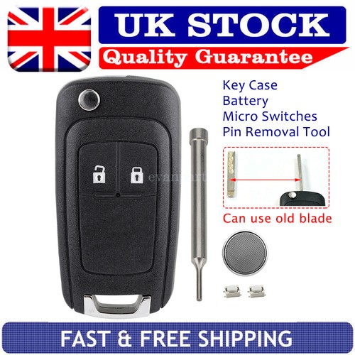 Button car flip key shell - key,