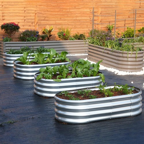 Galvanised steel raised - 2,