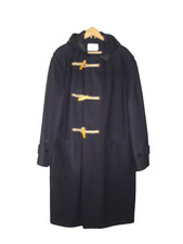 Mens Hackett Navy Duffle Coat L