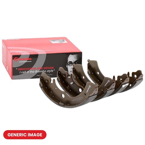 Parking brake shoe set - brake,