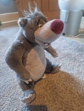 Disney Jungle Book Baloo talking soft toy 12 inch