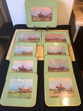 Table Placemats Hunting Scene