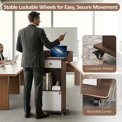 Podium stand with - podium,