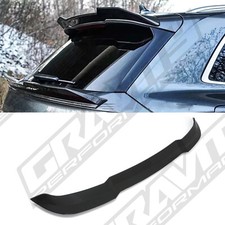 GLOSS BLACK REAR ROOF SPOILER LIP WING EXTENSION FOR AUDI Q5 SQ5 MK2 80A 2017+