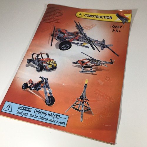 Meccano parts instructions - meccano,
