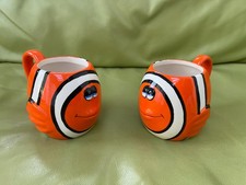 Pair of Clown Fish Novelty Mugs Excellent Condition