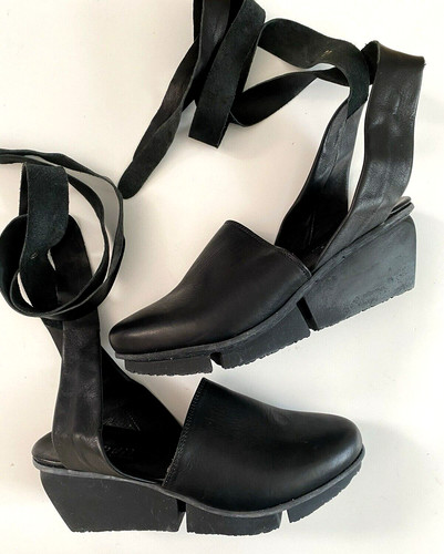 Trippen wedge leather shoes - trippen,