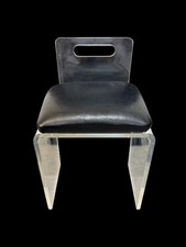 Vintage Lucite Vanity Stool