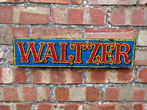 Waltzer wooden sign great - wooden,