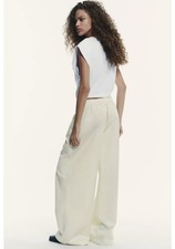 Zara Cotton Vanilla Palazzo