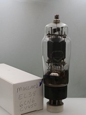 Blackburn Mullard EL38 6CN6 NOS B7F 3-Mica Grey Plate Copper Serious Tube D963