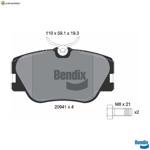 Brake pad set - brake,