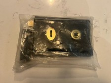 Black Brass Rim Lock Keyhole