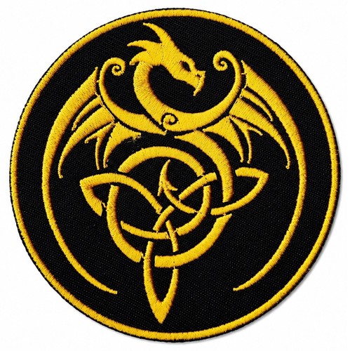 Dragon celtic knot iron - iron, on