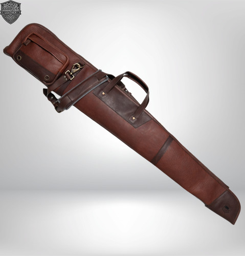 Leather shotgun slip - leather,