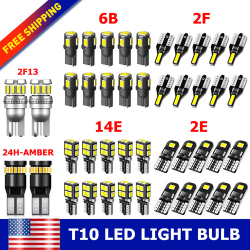 50x t10 smd led interior - 5-smd,