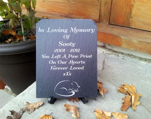 Personalised rustic slate - personalised, pet