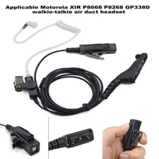 PTT Earpiece Clip Headset Mic