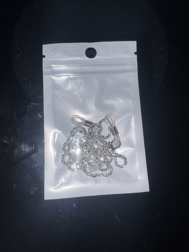 Silver glasses cord - silver, necklace