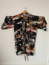 Japanese Kimono Cotton Black