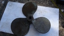 Vintage Boat propeller prop bronze LH Left Hand 3 blade Stuart 10 x 7