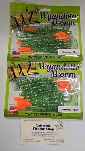 Wyandotte worm paddle - worm, 4"