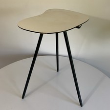 Vintage Pony Table Tripod Organic Amoeba Mid Century Modern Danish EAMES Era
