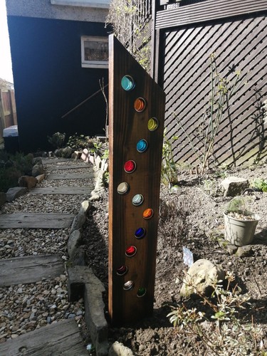 Large stained glass garden - stained,