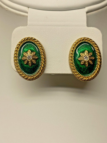 Vintage avon green enamel - vintage,