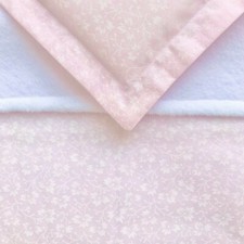 Dolls Pram Cot Bedding Set - Pretty Pink Ditsy Daisy BABY ANNABELL