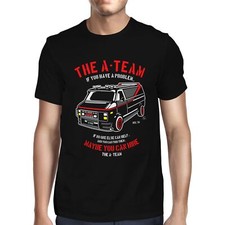 1Tee Mens The A-team Retro Van  T-Shirt