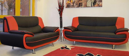 Black red sofa palermo napoli - palermo,