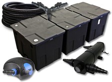 TTSunSun Filter Kit 90000L Pond with 24W Pondclarifier 100W Eco Pump 25m Hose