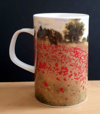DUNOON WILD POPPIES MONET ART MUG FINE BONE CHINA CUP