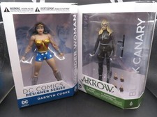 TWO WONDER WOMAN & BLACK CANARY Action figures DC Comics