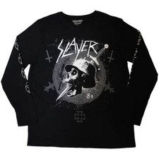 Slayer 'Dagger Skull' Long Sleeve T shirt - NEW