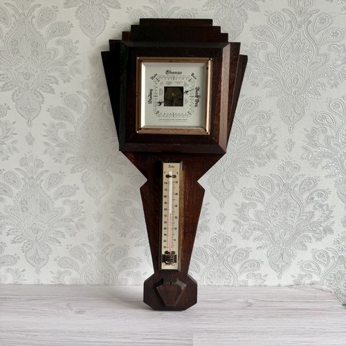 Vintage art deco oak - vintage,