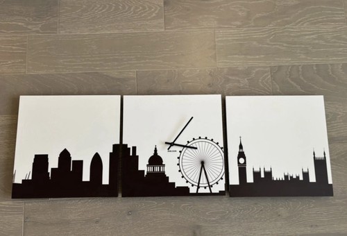 Wall clock famous buildings - wall,