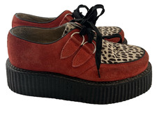 Vintage Underground England Suede Lace Up Platform Creepers Est Sz 5 UK