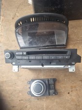 BMW E60 E61  CD Player 9176832 - SCREEN  DISPLAY AND KNOB COMPLETE - HEAD UNIT